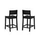 preview thumbnail 37 of 36, Linon Dahlia Wood 24-Inch Armless Counter Stool (Set of 2)