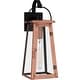 preview thumbnail 1 of 5, Carolina 1-Light Aged Copper Outdoor Wall Lantern