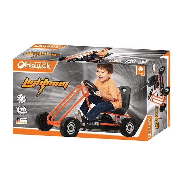 hauck lightning ride on pedal go kart