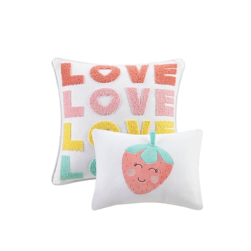 Mackenzie Cotton Comforter Set with Chenille Trim by Intelligent Design Kids