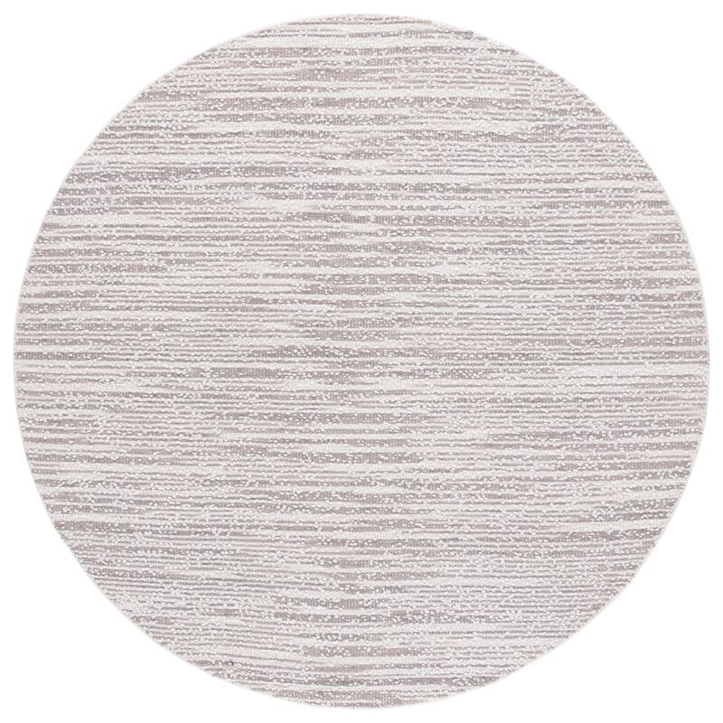SAFAVIEH Handmade Renewal Lilioara Rug - 6' Round - Grey/Ivory