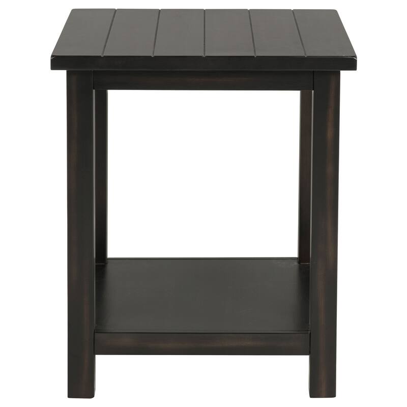 Castleton Wood End Table with Shelf
