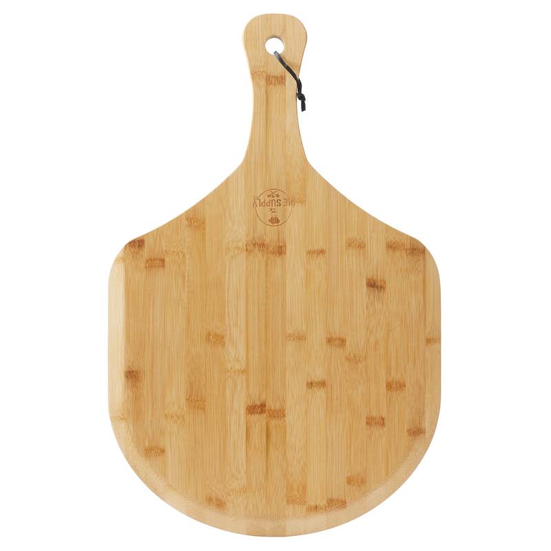 Bamboo Pizza Peel Wooden Paddle Cutting Board with Handle