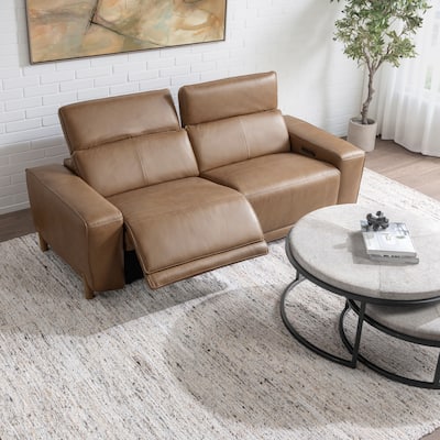 Classic Home Kadon Zero Gravity Power Recliner Upholstered Leather Sofa