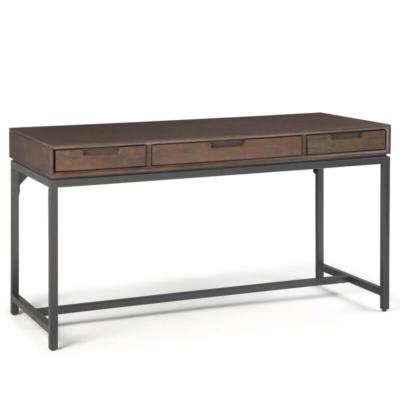WYNDENHALL Devlin SOLID HARDWOOD Industrial 60 inch Wide Desk