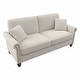 preview thumbnail 100 of 111, Coventry 73W Sofa by Bush Furniture Light Beige Microsuede