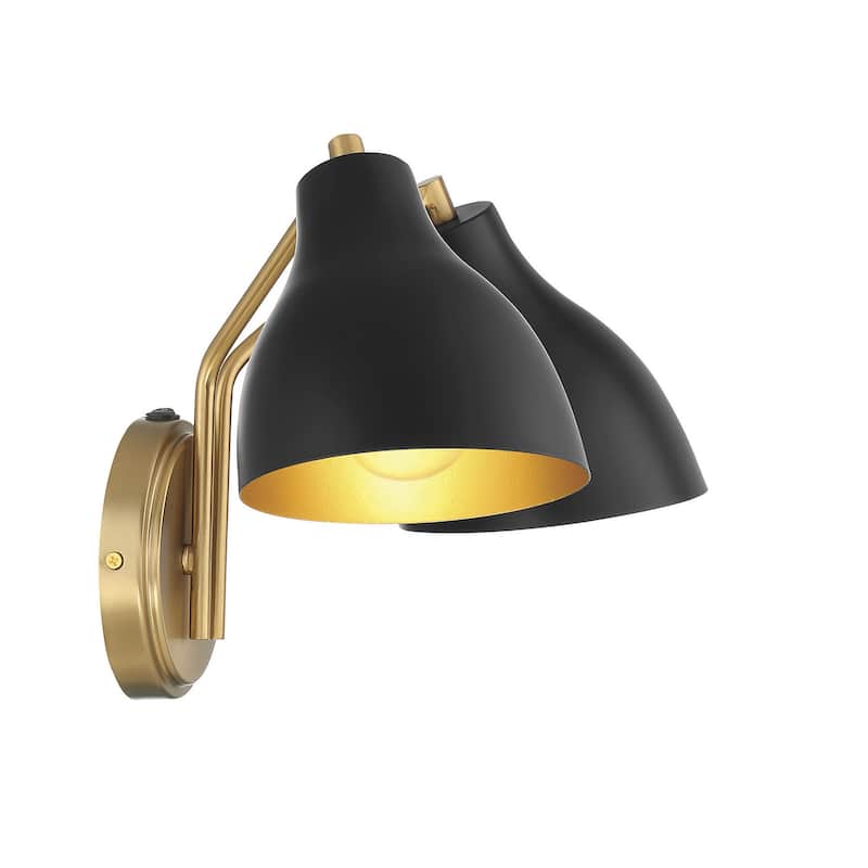 Meridian M90075 2 Light 10" Tall Wall Sconce