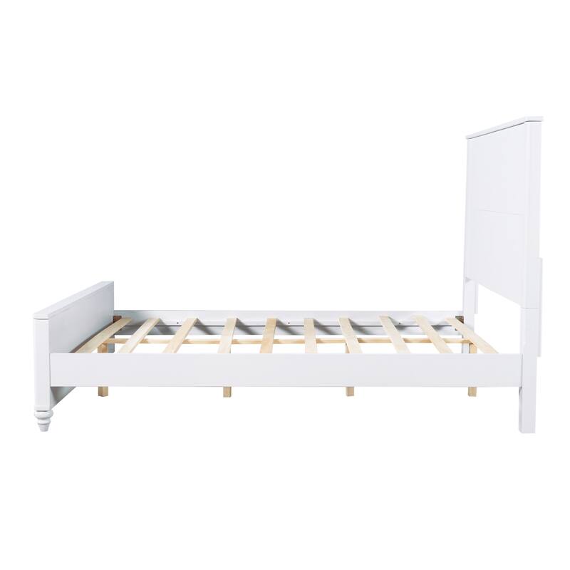 Christopher Knight Home - Silverton Modern 3-Piece Bedroom Set with Classic Grooved Panels Bed Frame & Matching Nightstands