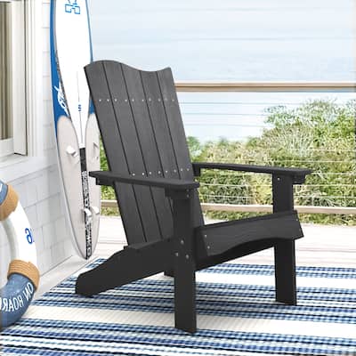 LUE BONA Outdoor Poly Weather Plastic Patio Furniture Adirondack Chair