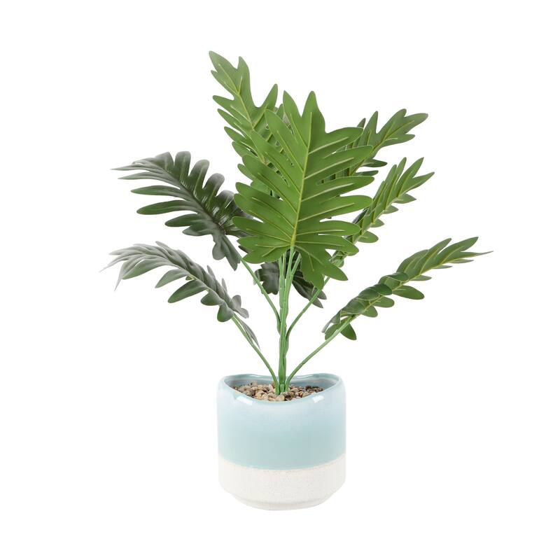 16"H Split Leaf in 4.75" Ceramic 4.75*4.75*4.25
