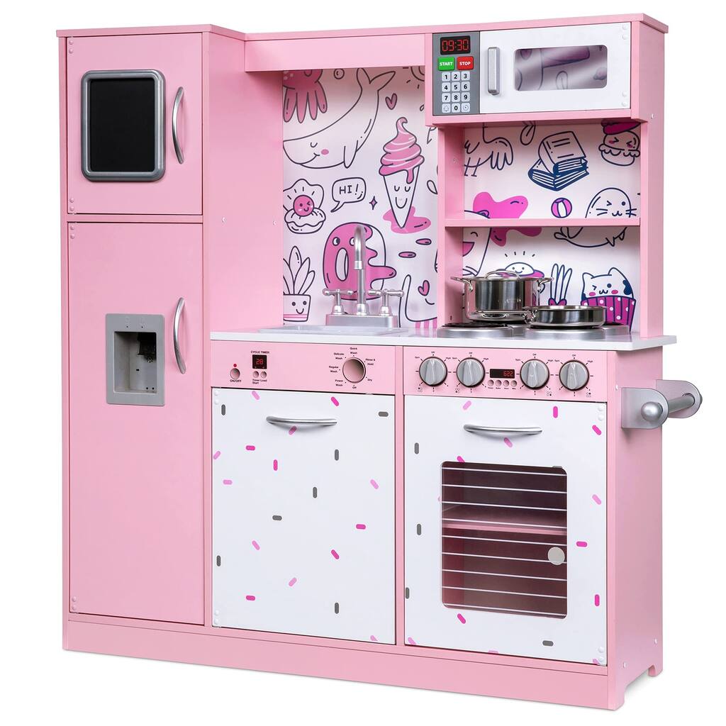 Lil Jumbl Play Kitchen Set for Kids, Toddler Kitchen Playset