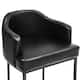 Option Black/Faux Leather