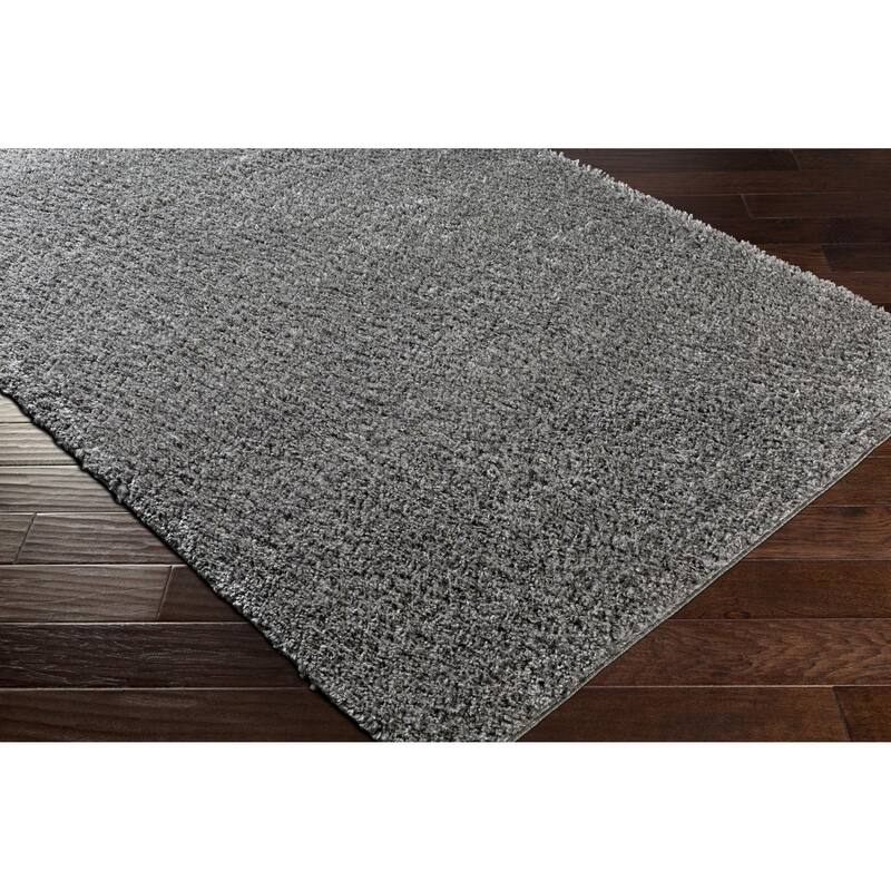 Livabliss Deluxe Shag Minimalist Medallion Area Rug