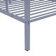 preview thumbnail 9 of 31, Twin Over Twin Metal Bunk Bed, Low Profile, Ladder, High Guardrail