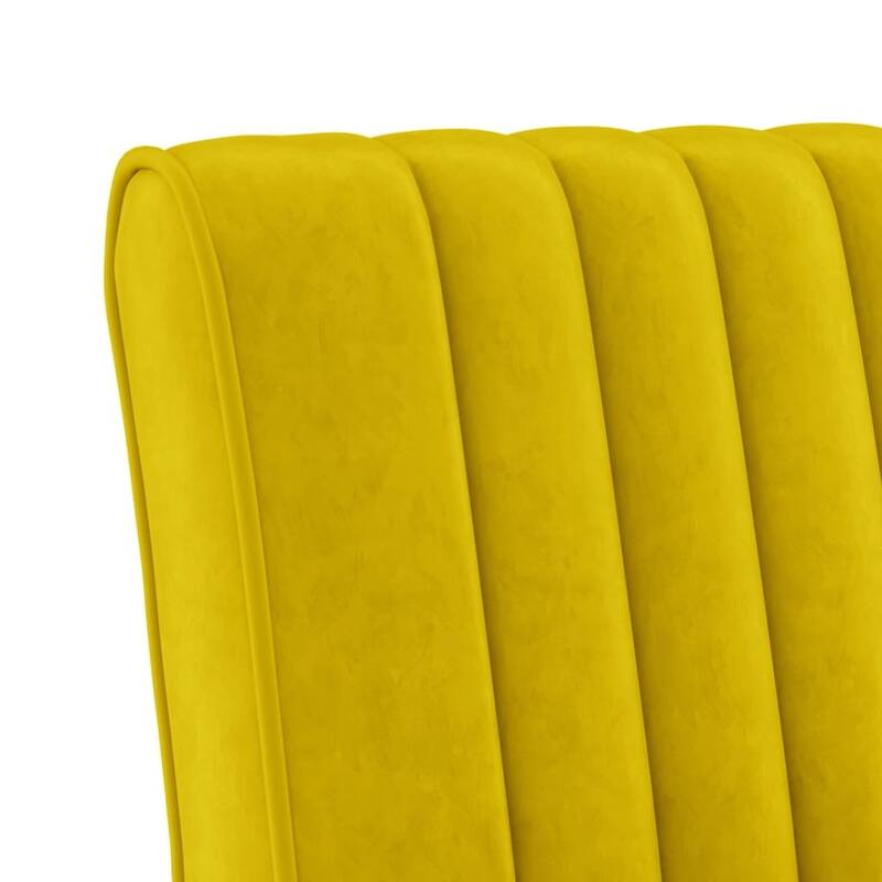 vidaXL Slipper Chair different color Velvet - 18.9" x 25.2" x 28.3"