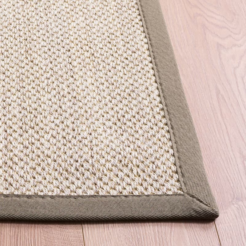 SAFAVIEH Natural Fiber Lorine Casual Border Sisal Rug