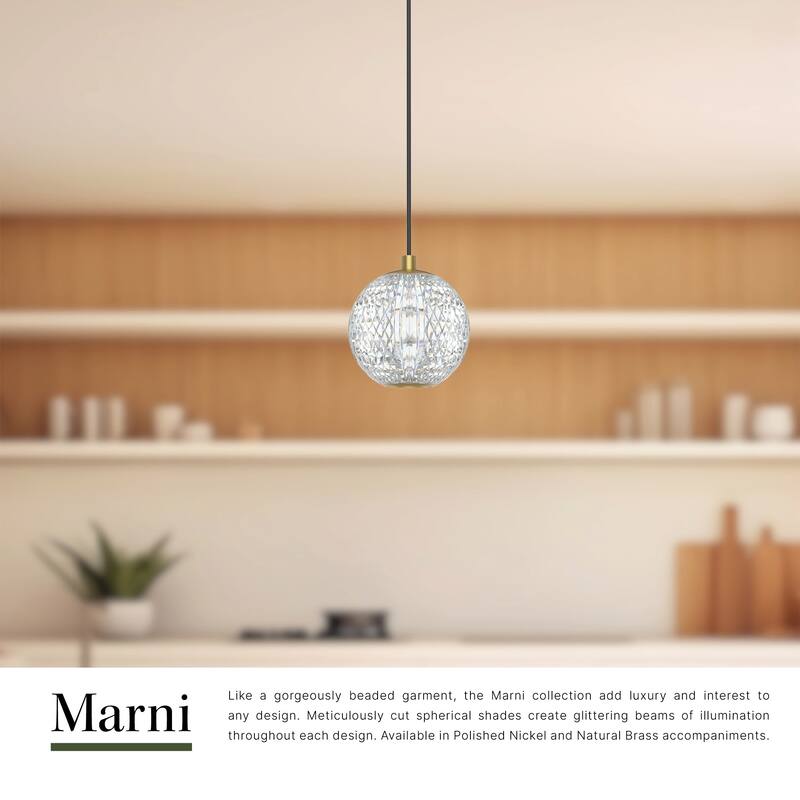 Alora Lighting PD321201 Marni 4" Wide LED Mini Pendant