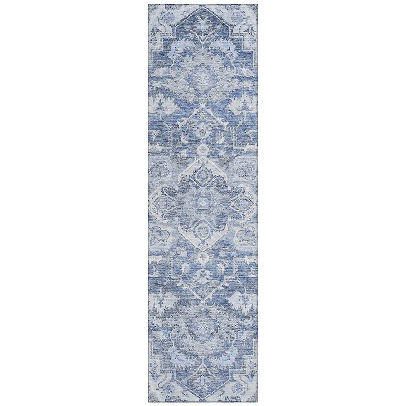 Machine Washable Indoor/ Outdoor Chantille Traditional Boho Rug