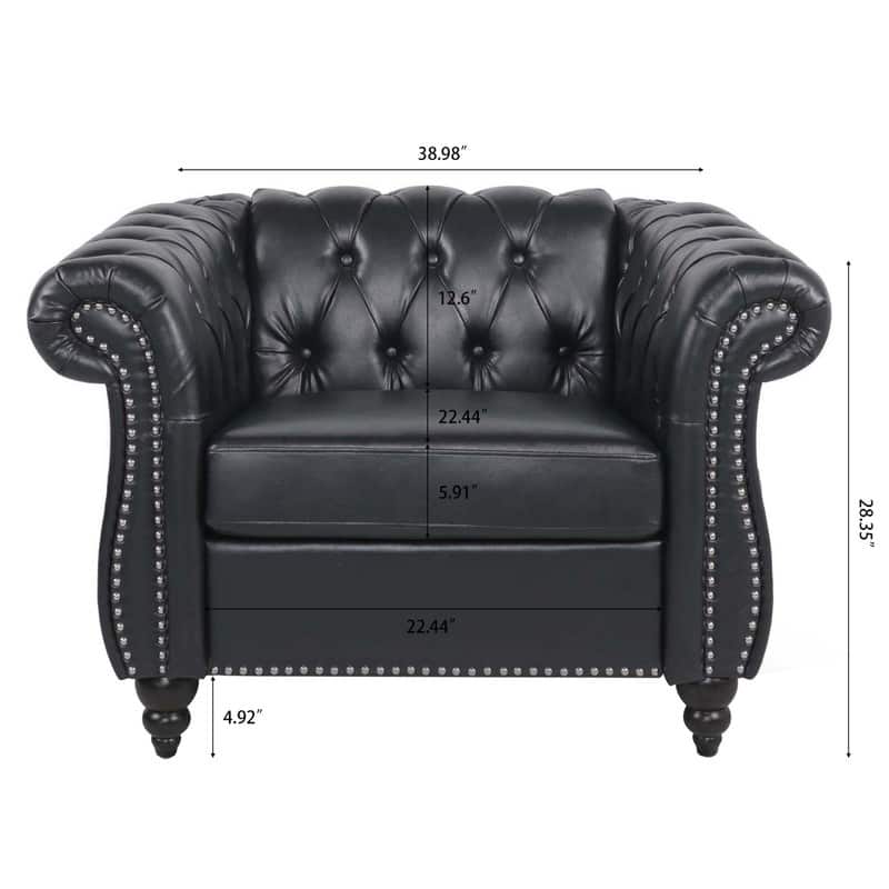 A PU Seater Sofa For Living Room