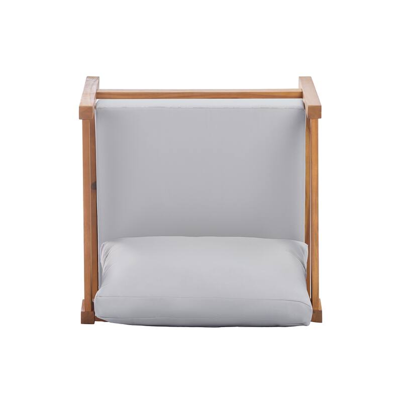 Christopher Knight Home Thalia Acacia Wood Outdoor Lounge Chair