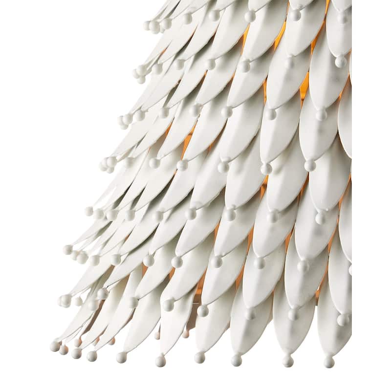 Currey & Company Overlay Small Pendant - 13"h x 12.5"dia