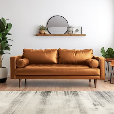 Rumsey 70" Vegan Leather Sofa