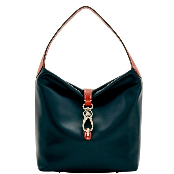 Dooney & Bourke Wexford Leather Small Logo Lock Sac (Introduced by Dooney & Bourke at $248 in Jun 2017) - Black