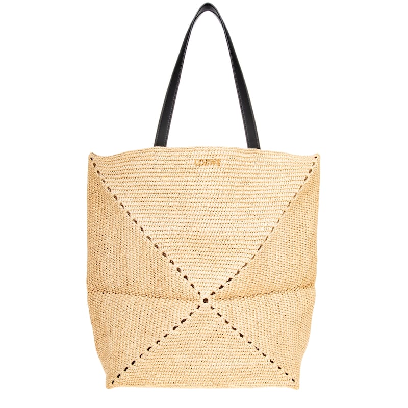 Loewe XL Puzzle Tote - Natural and Black