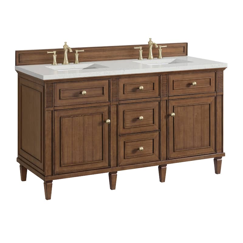 James Martin Vanities 424-V60D-3LDL Lorelai 60" Double Basin Wood