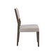 preview thumbnail 4 of 8, Magnussen Home Kavanaugh Weathered Kona Brown Upholstered Side Chair Two Pack - 20''W x 22.5''D x 36''H
