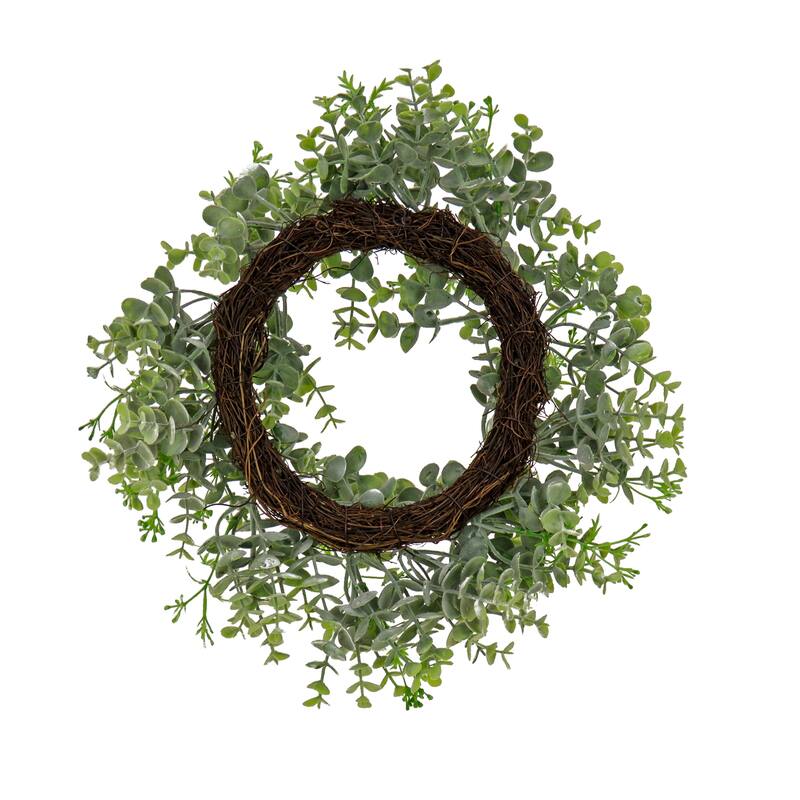 National Tree Company 14 in. Spring Eucalyptus Table Wreath - 14 in