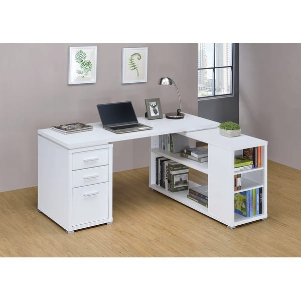 Shop Porch Den Waterfield Reversible L Shape Office Desk Overstock 31059917