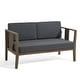 preview thumbnail 152 of 195, Outdoor Teak Solid Wood Patio Furniture Set Loveseat Armchair Table Collection