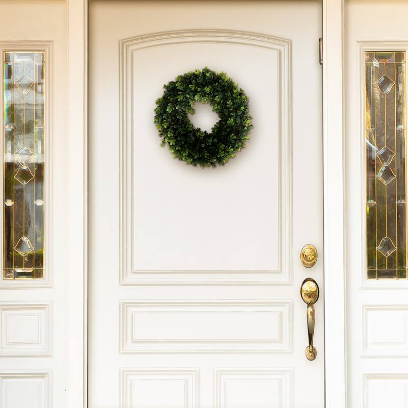 12-Inch Round Artificial Boxwood by Pure Garden