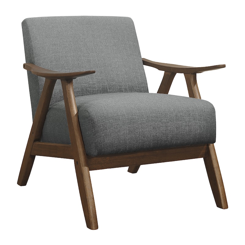 Levine Retro Accent Chair - 28.5" x 32" x 31.5" - Grey