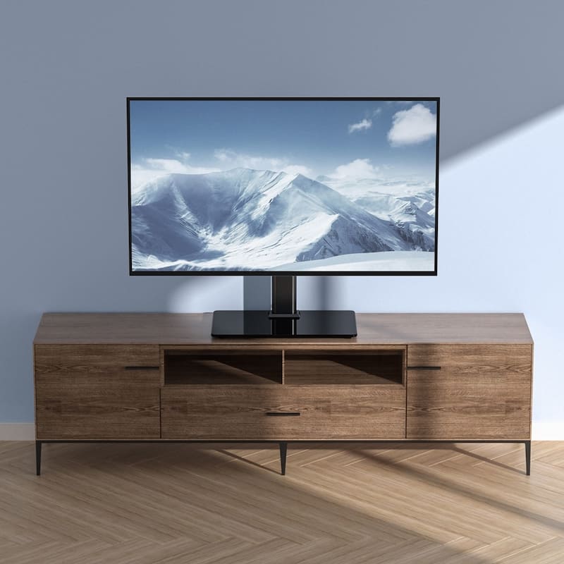 55" TV Stand Mount Swivel Universal / Mobile Floor Adjustable Height - 42 inches