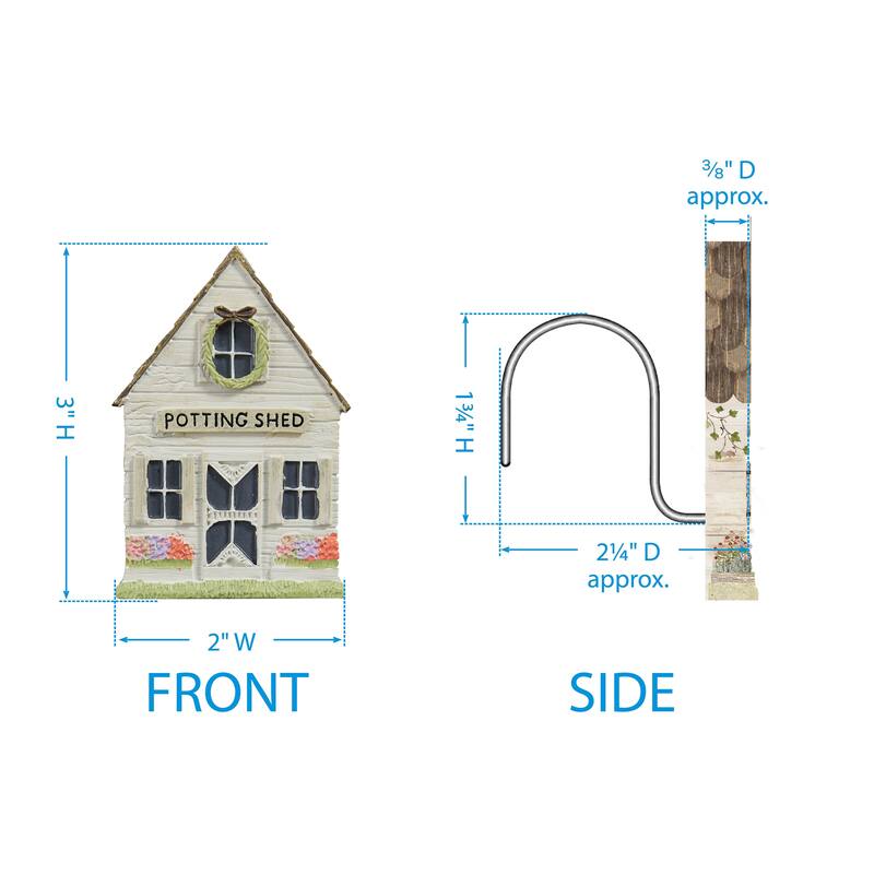Park Designs Spring Garden Shower Curtain Hook Set of 12 - Off-White
