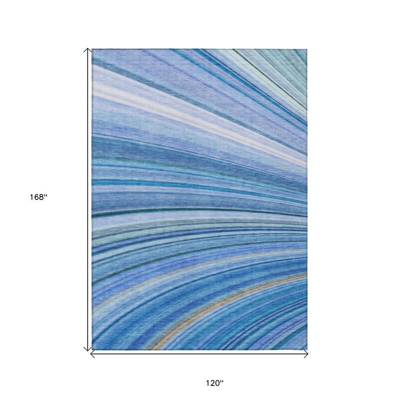 HomeRoots Abstract Transitional Rectangle Outdoor Rug