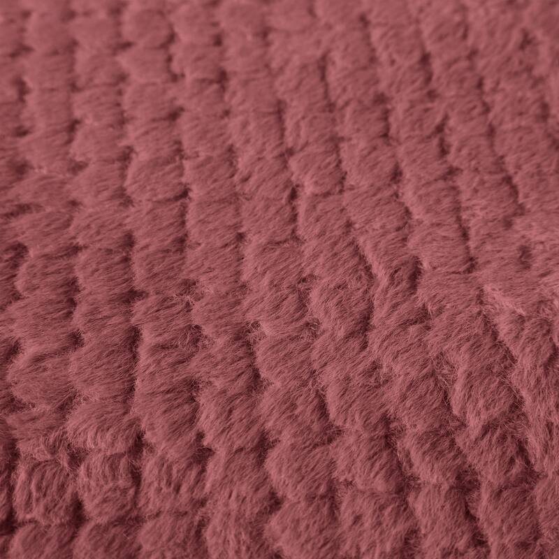 Superior Victoria Fluffy Fleece Blanket - Ultra-Soft, Mink Texture & Double Layer