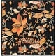 preview thumbnail 40 of 66, SAFAVIEH Handmade Blossom Delina Modern Floral Wool Rug 6' Square - Black/Multi - Square