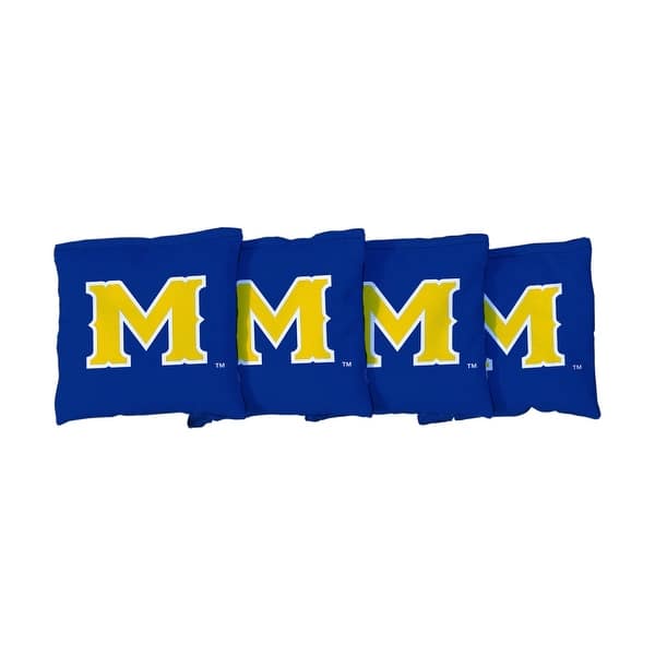 slide 2 of 3, McNeese State Cowboys Blue Cornhole Bags All-Weather Resin Filled