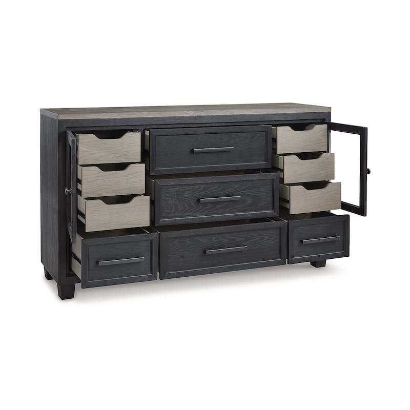 Signature Design by Ashley Foyland Black/Brown Dresser