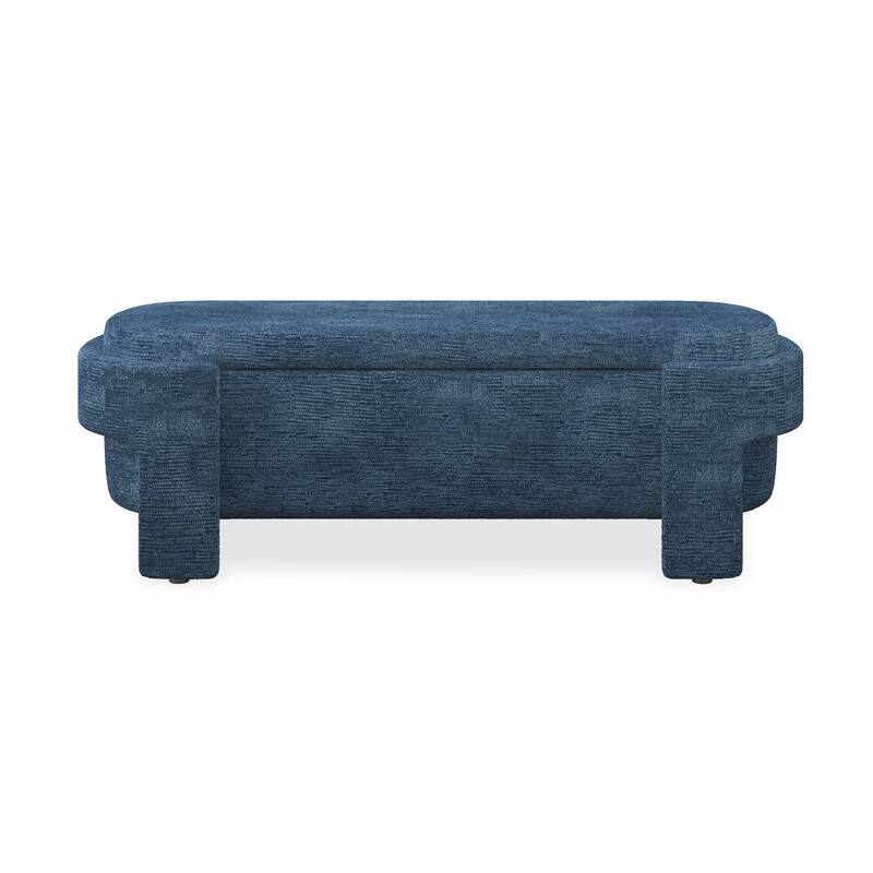 Fabric Upholstered Bench with Large Storage Space for the Living Room, Entryway and Bedroom