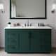 Option Green / White Quartz Top / Matte Black Hardware