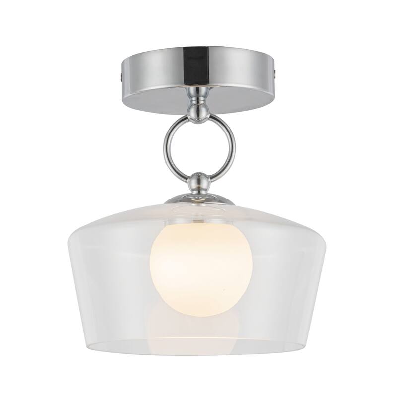 Alora Lighting SF443308-UNV Leota 8" Wide LED Semi-Flush Ceiling