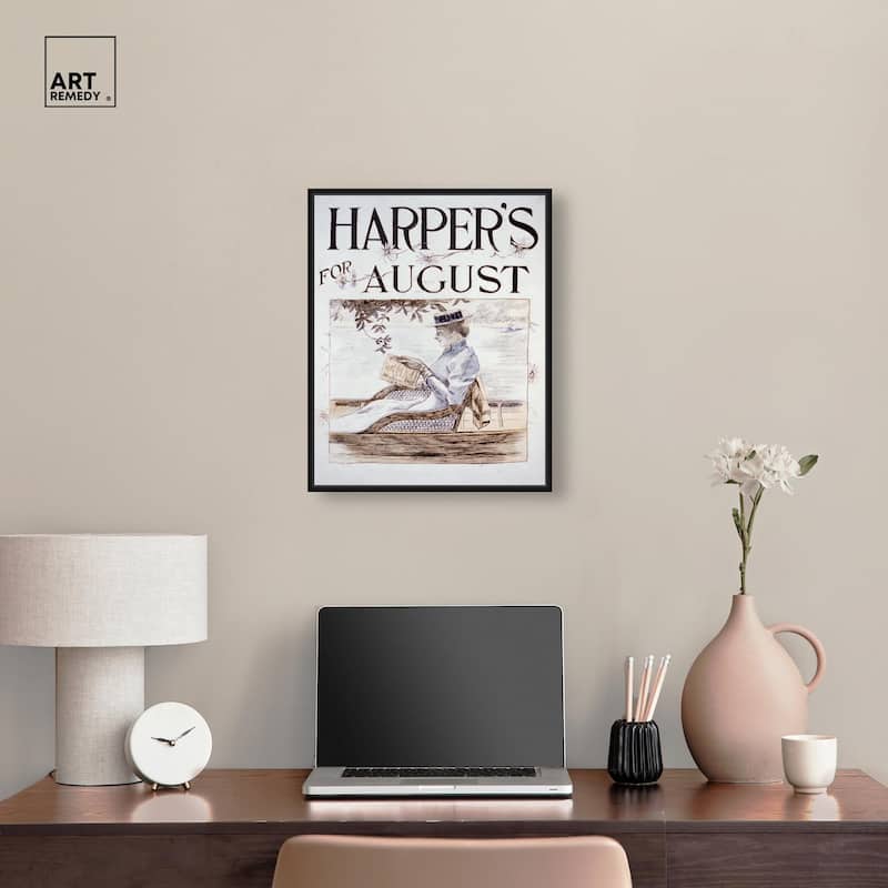 Harpers Penfield August 1892 Canvas by Art Remedy