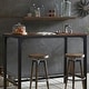 preview thumbnail 6 of 5, VEIKOUS 47" Furniture Retro Industrial High Bar Dining Table