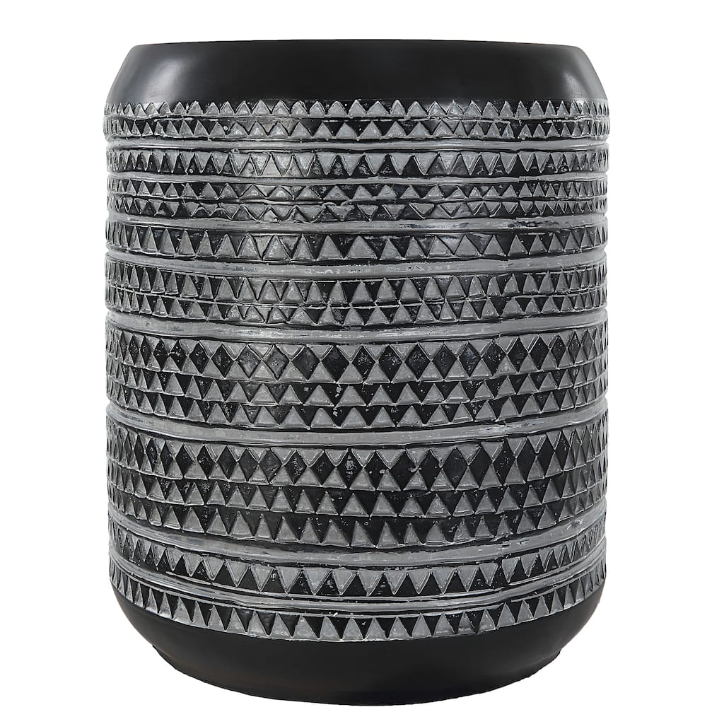 Uttermost Cutting Edge Tribal Accent Table - 15"W x 19"H x 15"D
