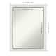 Option Eva White Silver Narrow