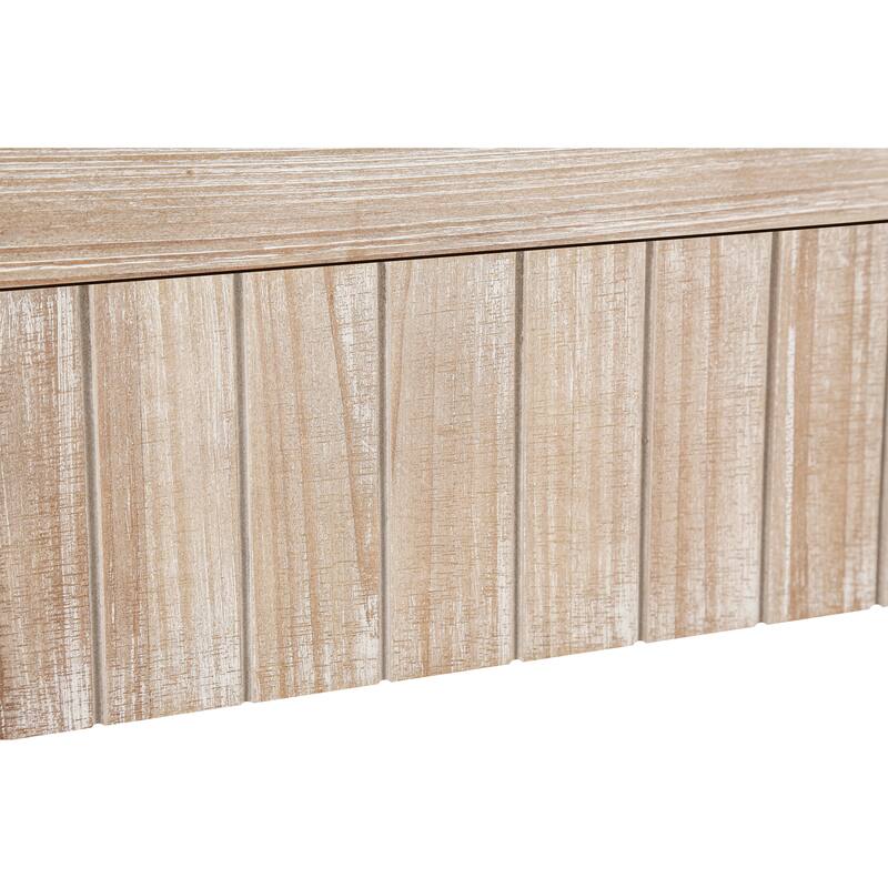 Wood Sofa Table Side Table, Crafted Console Table with Two Drawers, Entryway Accent Table with Hidden Handles